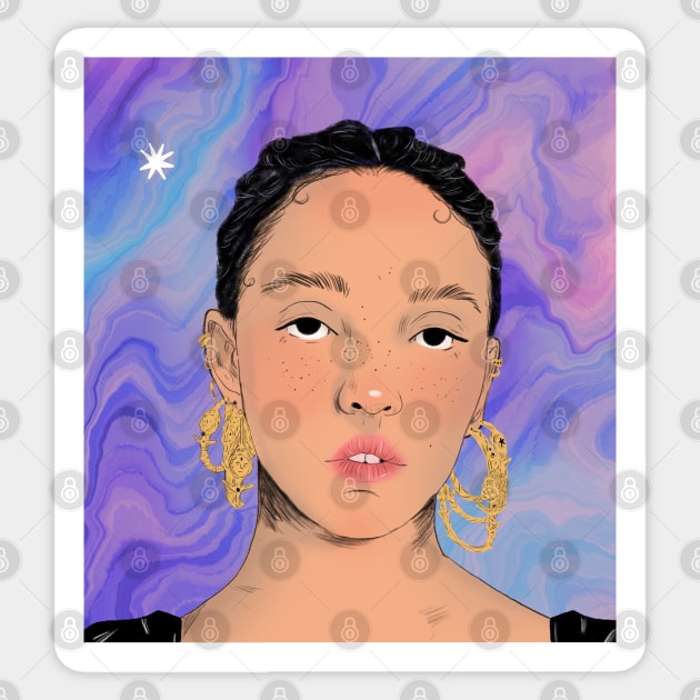 FKA Twigs Sticker by ouiouicathy